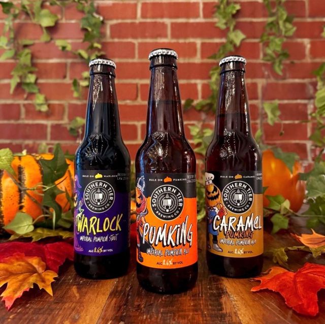 As Summer Comes To A Close We Look To Our Ol’ Reliable Fall Beers. Southern Tier Warlock, Pumking, And Second Year Vet Caramel Pumking Are Available Now! 

#pumking #caramelpumking #warlock #southerntier